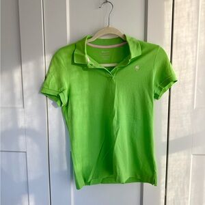 Lilly Pulitzer Bright Green Polo Shirt